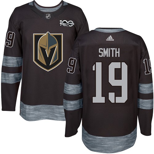 Adidas Golden Knights #19 Reilly Smith Black 1917-100th Anniversary Stitched NHL Jersey